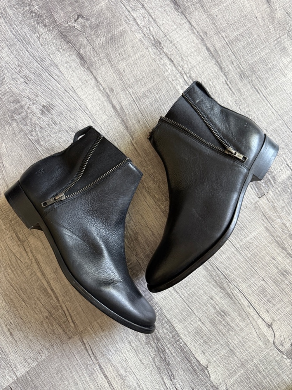 Frye Carly Zip Chelsea Ankle Boot